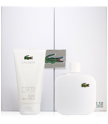 ست عطر مردانه لاکوست Lacoste L.12.12 Blanc Eau de Toilette Spray