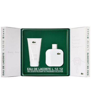 ست عطر مردانه لاکوست Lacoste L.12.12 Blanc Eau de Toilette Spray