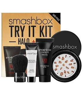 ست کامل گریم اسمش باکس Smashbox Try It Kit BB + Halo - Dark by Smashbox