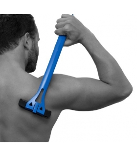 تیغ خودتراش با دسته برای پشت کمر و بازوها baKblades Big Mouth Do-It-Yourself Back Hair Shaver