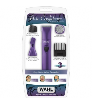 ماشین اصلاح بدن وال زنانه مدل Wahl Pure Confidence Purple Rechargeable Trimmer 9865-100