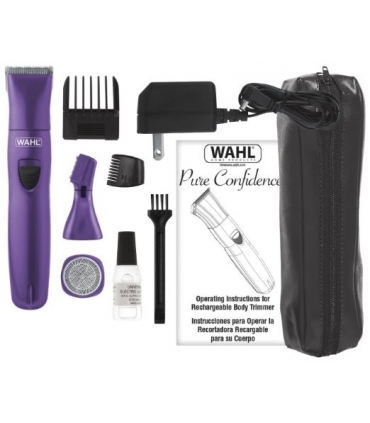 ماشین اصلاح بدن وال زنانه مدل Wahl Pure Confidence Purple Rechargeable Trimmer 9865-100