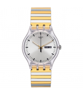 ساعت مچی عقربه ای زنانه و مردانه سواچ Swatch SUOK708A