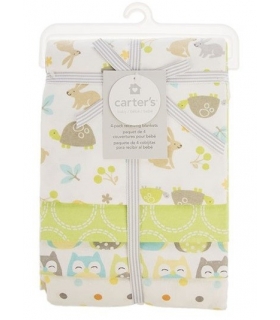 خشک کن کارترز مدل لاک پشت و خرگوش Carters Turtle And Rabbit Drying Towel