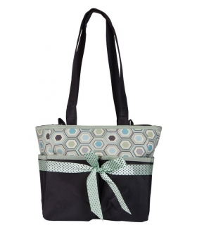 ساک لوازم کودک کارترز طوسی لانه زنبوری Carters 1102 diaper bag