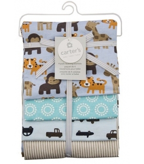 خشک کن کارترز مدل میمون و ماشین Carters Monkey and Car Drying Towel