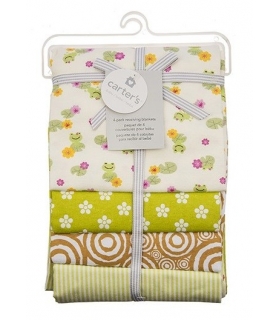 خشک کن کارترز مدل گل و قورباغه Carters Flower and Frog Drying Towel