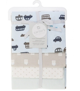 خشک کن کارترز مدل جغد و نقطه ماشین Carters Owl And Dots Cars Towel