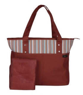 ساک لوازم کودک قرمز راه رنگی diaper bag 1046