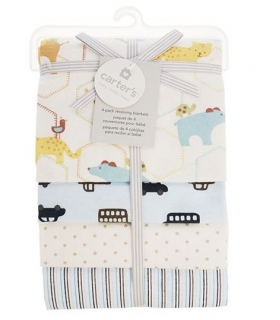 خشک کن کارترز مدل راه راه و نقطه Carters Stripes And Dots Drying Towel