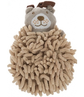 لیف حمام عروسکی مدل خرس کرم Cream Bear Bath Fiber