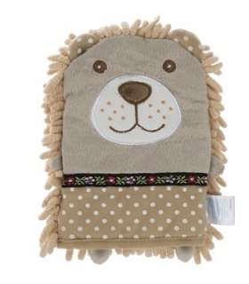 لیف حمام دستکشی مدل شیر کرم Cream Lion Bath Fiber