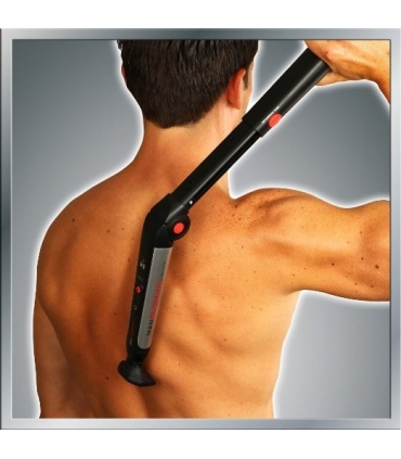 ماشین اصلاح موی بدن مردان من گرومر مدل mangroomer ultimate pro back shaver with 2 shock absorber flex heads