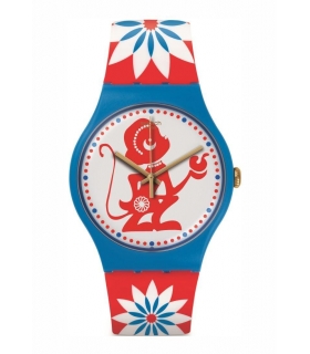 ساعت مچی عقربه ای زنانه و مردانه سواچ Swatch SUOZ203