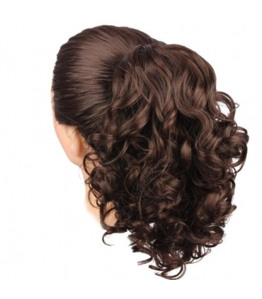 مو تکه ای مصنوعی زنانه متوسط Generic Hair Bun Medium Long Curly Synthetic Hairpiece