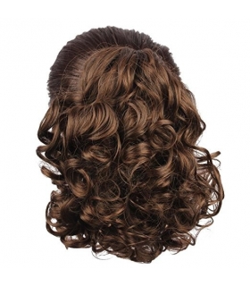 مو تکه ای مصنوعی زنانه متوسط Generic Hair Bun Medium Long Curly Synthetic Hairpiece