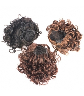 مو تکه ای مصنوعی زنانه متوسط Generic Hair Bun Medium Long Curly Synthetic Hairpiece