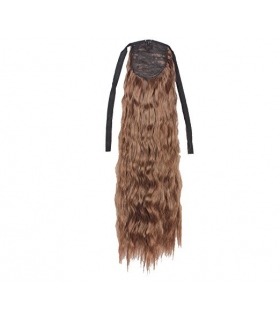 مو تکه ای زنانه جنریک بلند Generic Women's Hair Wrap Long Corn Wave Synthetic Hairpieces