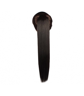 مو تکه ای زنانه جنریک صاف  Generic Women's Hair Wrap Long Corn Wave Synthetic Hairpieces