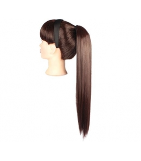 مو تکه ای زنانه جنریک صاف  Generic Women's Hair Wrap Long Corn Wave Synthetic Hairpieces