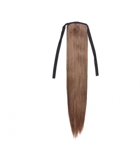 مو تکه ای زنانه جنریک صاف  Generic Women's Hair Wrap Long Corn Wave Synthetic Hairpieces