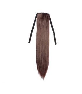 مو تکه ای زنانه جنریک صاف  Generic Women's Hair Wrap Long Corn Wave Synthetic Hairpieces