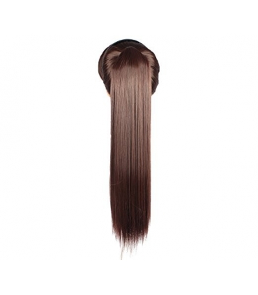 مو تکه ای زنانه جنریک صاف  Generic Women's Hair Wrap Long Corn Wave Synthetic Hairpieces