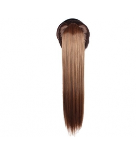 مو تکه ای زنانه جنریک صاف  Generic Women's Hair Wrap Long Corn Wave Synthetic Hairpieces