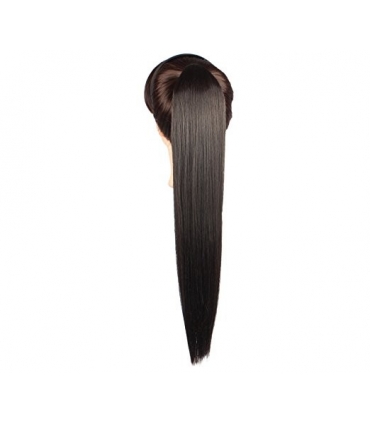 مو تکه ای زنانه جنریک صاف  Generic Women's Hair Wrap Long Corn Wave Synthetic Hairpieces