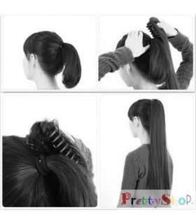 مو تکه ای زنانه بلند پریتی شاپ hair piece pony tail extension