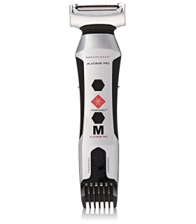 ماشین اصلاح بدن مردان من گرومر دو طرفه mangroomer platinum pro body groomer with shock absorber flex neck