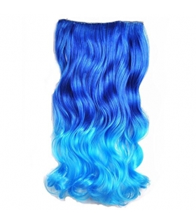 مو تکه ای بلند و موج دار Abwin 20 Inch Curly Curl Wavy Clip in Hair Extensions