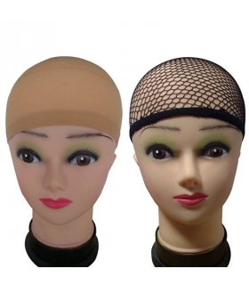 کلاه طاسی رنگ پوست و مشکی eBoot 3 Pack Wig Caps, Neutral Nude Beige and Black Mesh