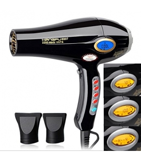 سشوار آنیون ربون مدل REBUNE 2200W Professional Hair Dryer Anion LCD Screen