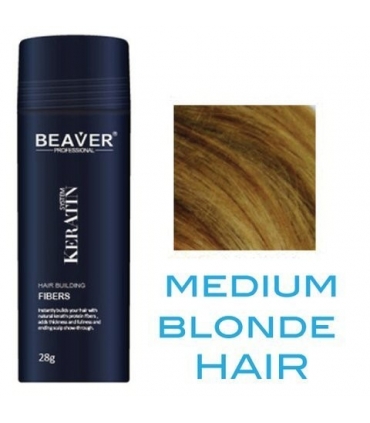 پودر پر پشت کننده مو بیور کراتین  Beaver Keratin Hair Building Fibers 28g