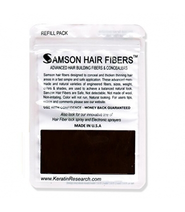 پودر پرپشت کننده مو سامسون هیر فیبرز Hair Fibers Refill kit