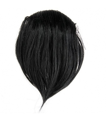 Black hair hotsell wig with bangs