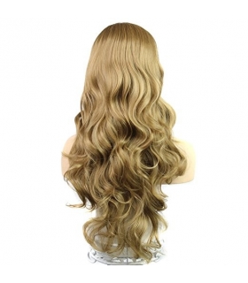کلاه گیس (پوستیژ) زنانه بلند حالت دار بلوند wigs culry TF1115