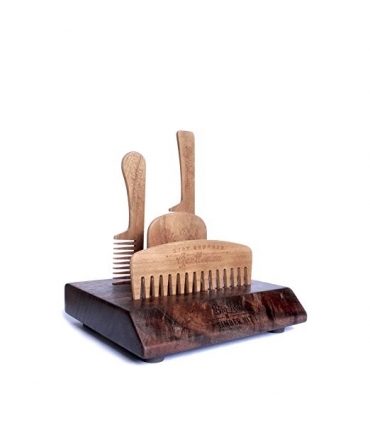 ست شانه ریش و سبیل بیگ رد Big Red Beard Combs - Handcrafted Timber Kit