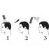 اسپری پرپشت کننده و تثبیت کننده  مو Mane America Hair Thickener Spray Combo