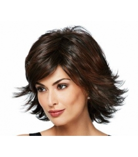 کلاه گیس ماریان مدل Synthetic Hair Short Straight Layered Daily Wig
