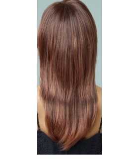 کلاه گیس (پوستیژ) زنانه بلند لیر قهوه ای چتری دار Layered Wig