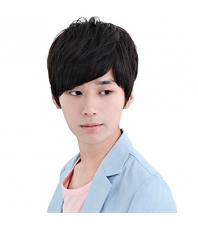 کلاه گیس (پوستیژ) مردانه کوتاه لخت مشکی و قهوه ای Vogue Cool Wig