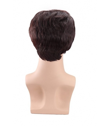 کلاه گیس مردانه مدل Kalyss men s Short Brown wig