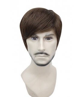 کلاه گیس مردانه قهوه ای روشن Kalyss Mens Short Light Brown Hair wigs