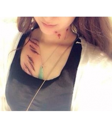 جلوه های ویژه گریم Special Effects - Life-like Bleeding Werewolf Walking Dead Scratch Wound