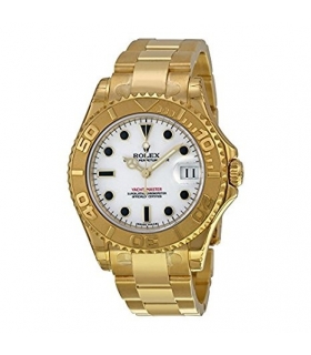 ساعت مچی مردانه رولکس مدل Rolex Yacht Master White Dial Automatic Mens Watch 168628