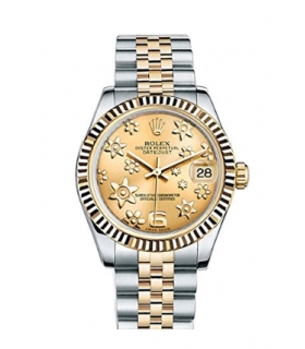 ساعت مچی زنانه رولکس Rolex Datejust Yellow Gold Ladies Watch 178273
