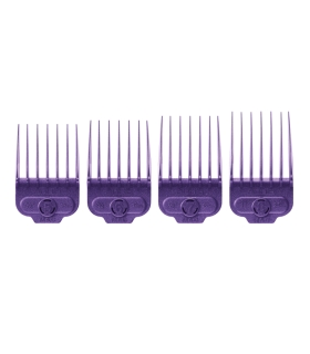 ست شانه راهنمای اصلاح اندیس Andis Large Nano-Silver 4 piece Magnetic Comb Set