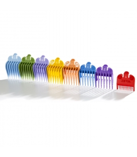 بسته 8 عددی شانه ماشین اصلاح وال Wahl 8-Pack Color-Coded Cutting Guides